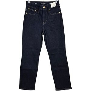 J. Crew Curvy‎ high-rise slim jean in 2003 super-stretch in Resin Rinse 26 NWT